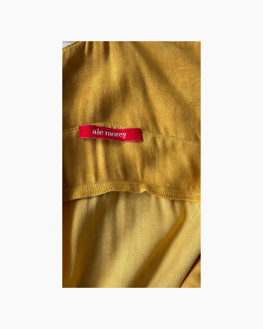 Maxivestido amarillo con tirantes - Ale Morey