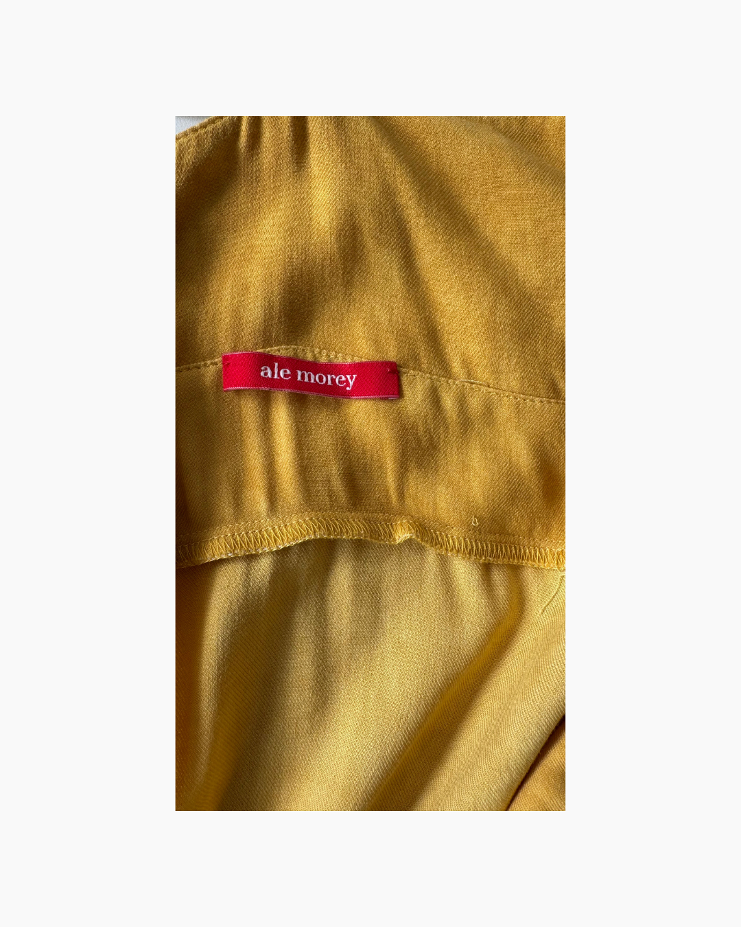 Maxivestido amarillo con tirantes - Ale Morey