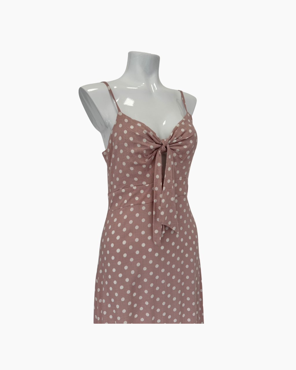 Maxivestido rosado con tirantes - Ale Morey