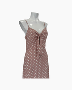 Maxivestido rosado con tirantes - Ale Morey