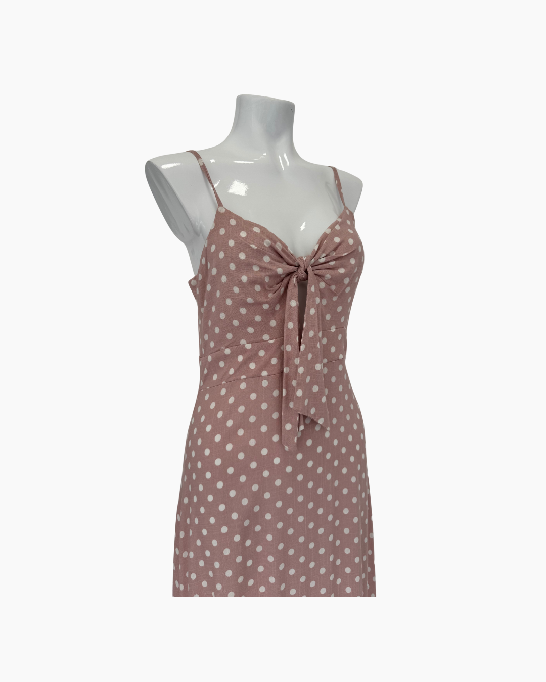 Maxivestido rosado con tirantes - Ale Morey