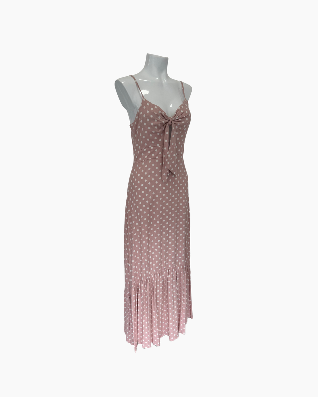 Maxivestido rosado con tirantes - Ale Morey