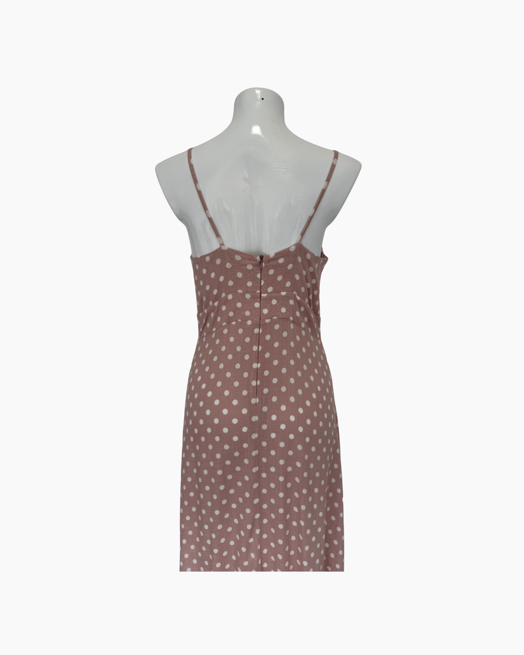 Maxivestido rosado con tirantes - Ale Morey