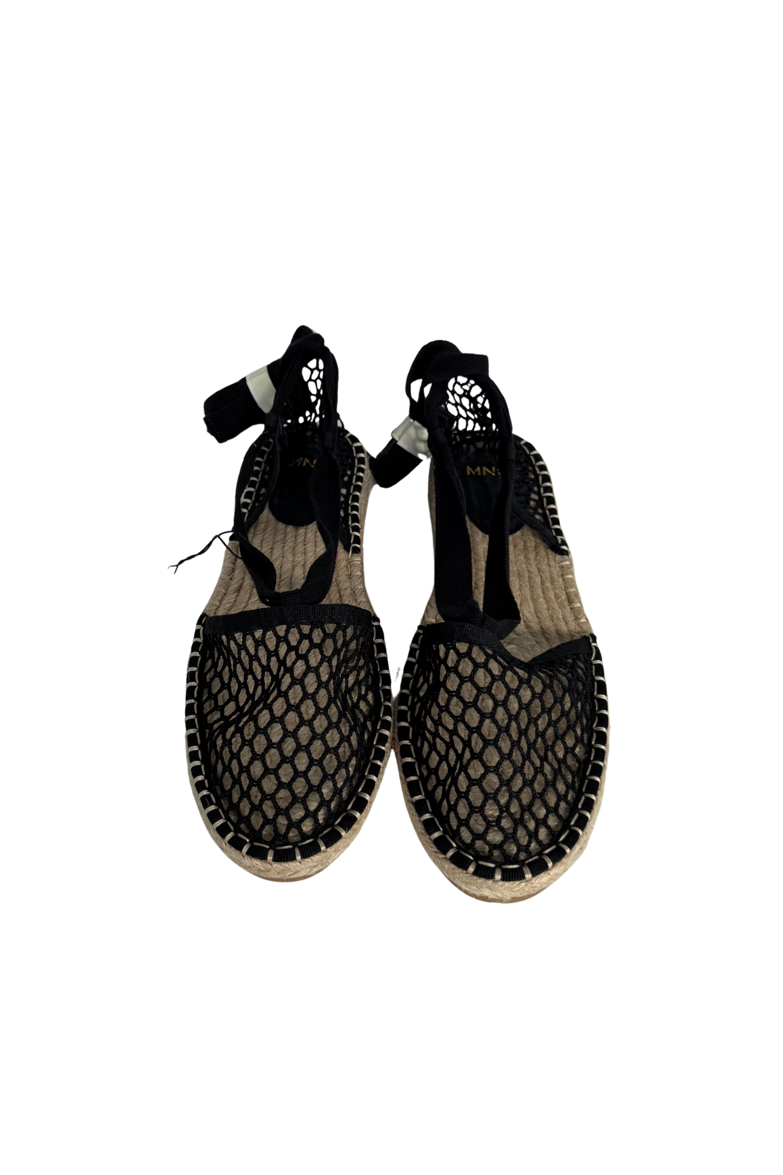 Alpargatas tejidas negras - Mango