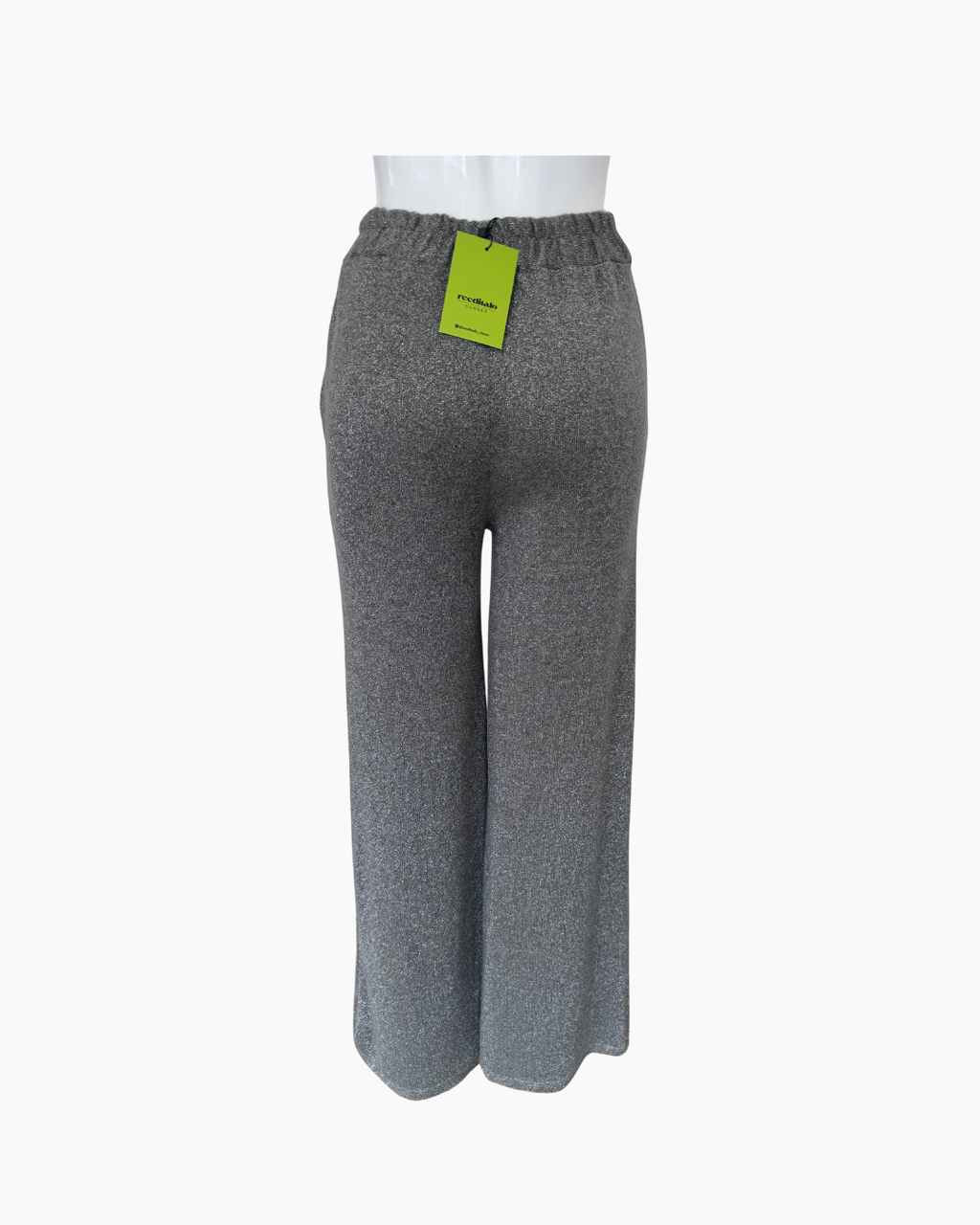 Pantalón de punto plateado - Amalfitana