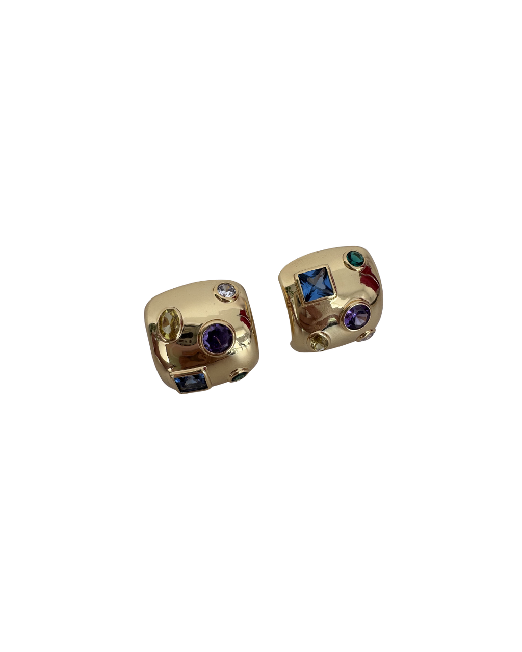Aretes cuadrados retro - Sophie Crown
