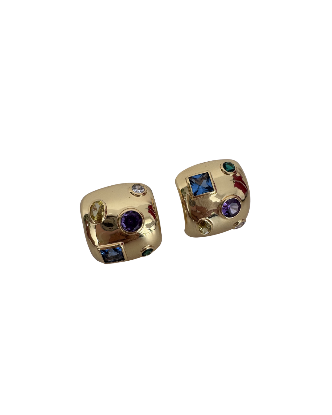 Aretes cuadrados retro - Sophie Crown
