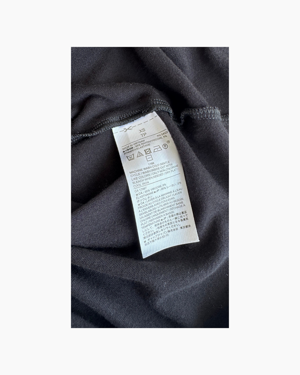 Top negro sin mangas - Banana Republic
