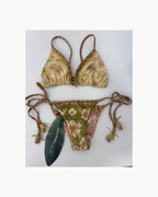 Bikini floreado mostaza - Farm Rio