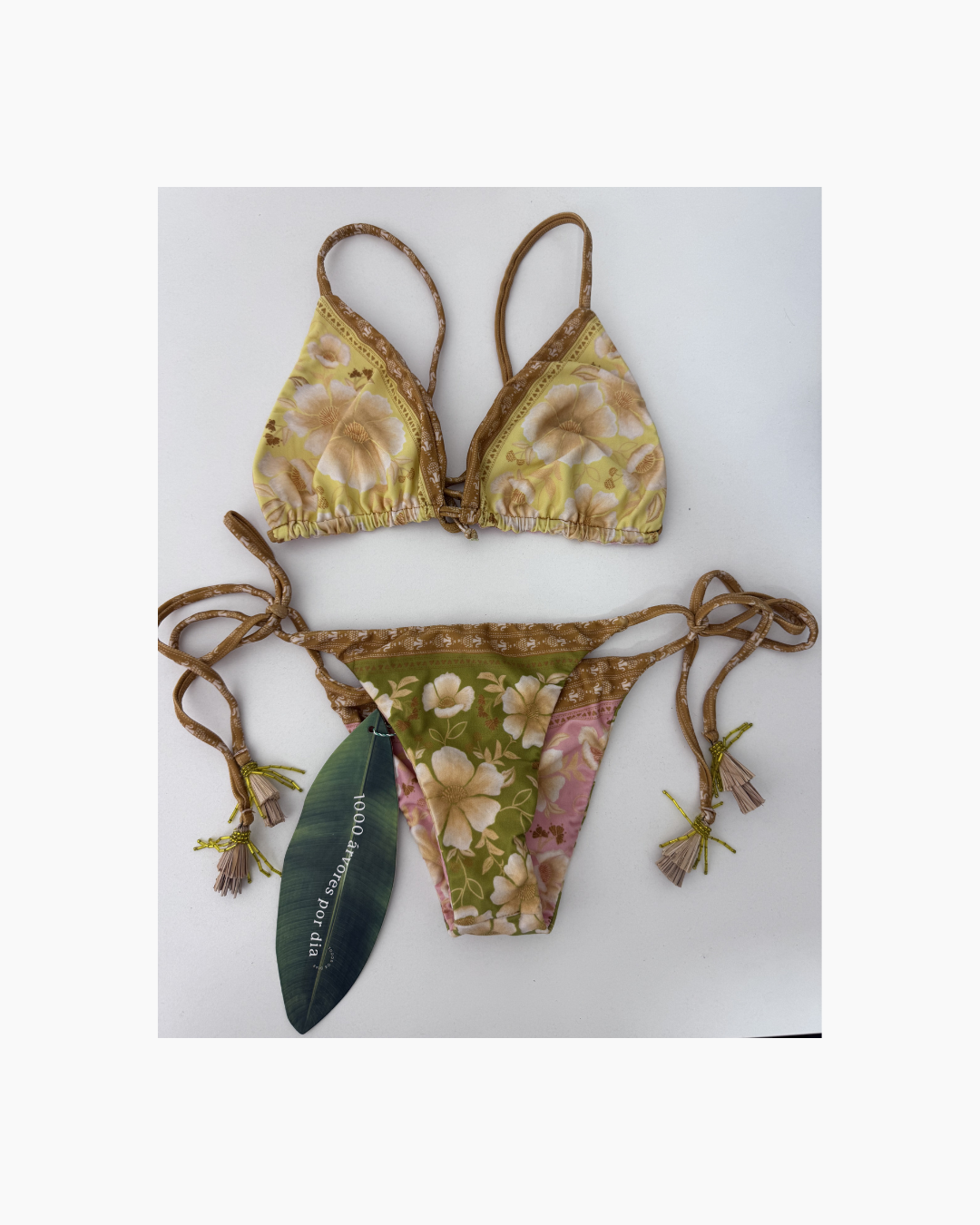 Bikini floreado mostaza - Farm Rio
