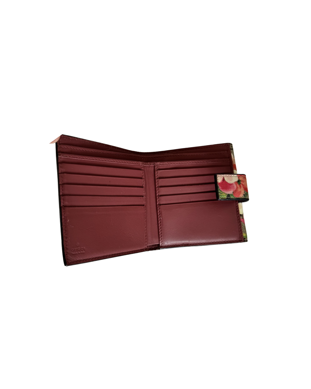 Billetera de cuero GG Blooms - Gucci