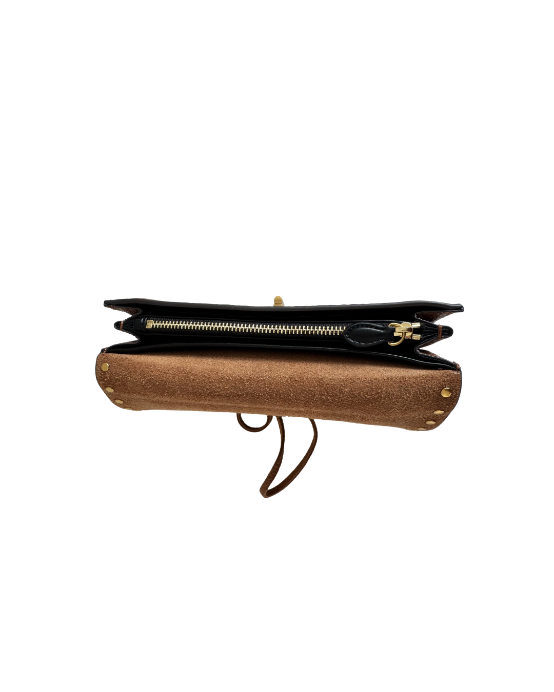 Billetera de cuero camel - Rebecca Minkoff