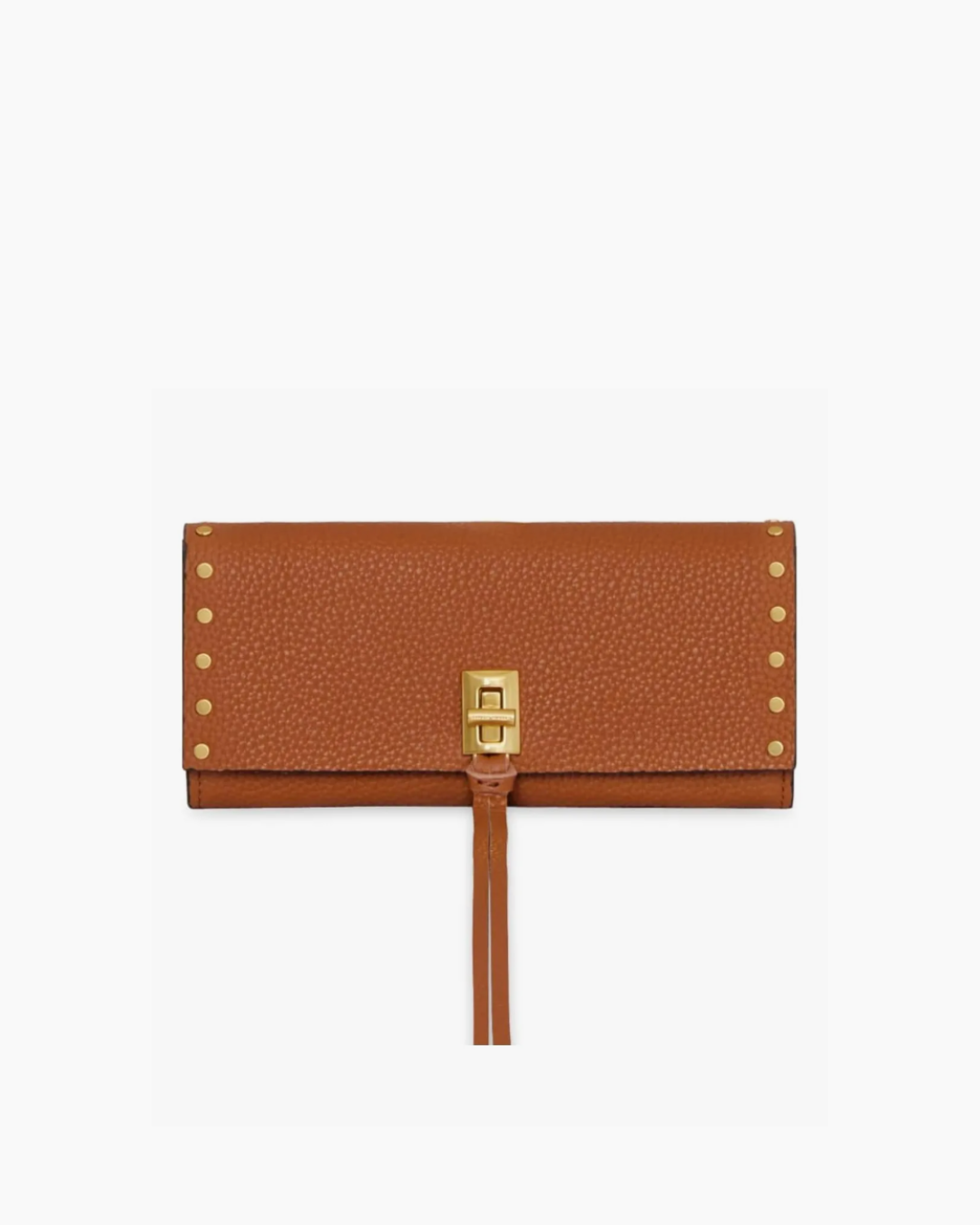 Billetera de cuero camel - Rebecca Minkoff