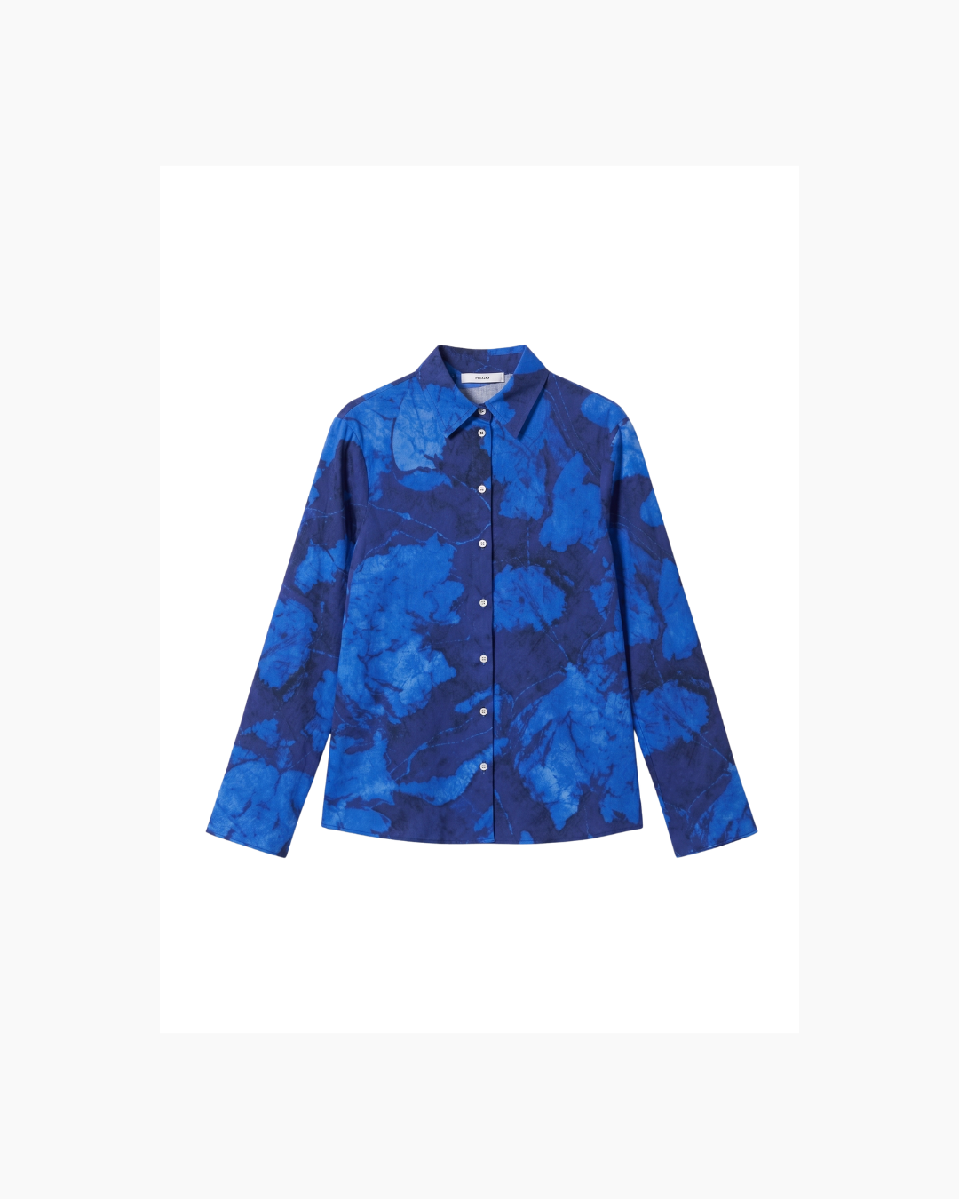 Camisa estampado floral azul - Mango