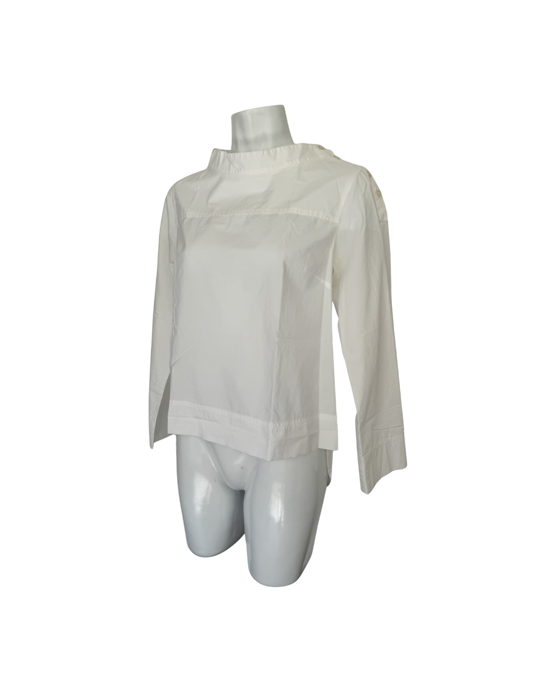 Blusa manga larga blanca - Jcrew
