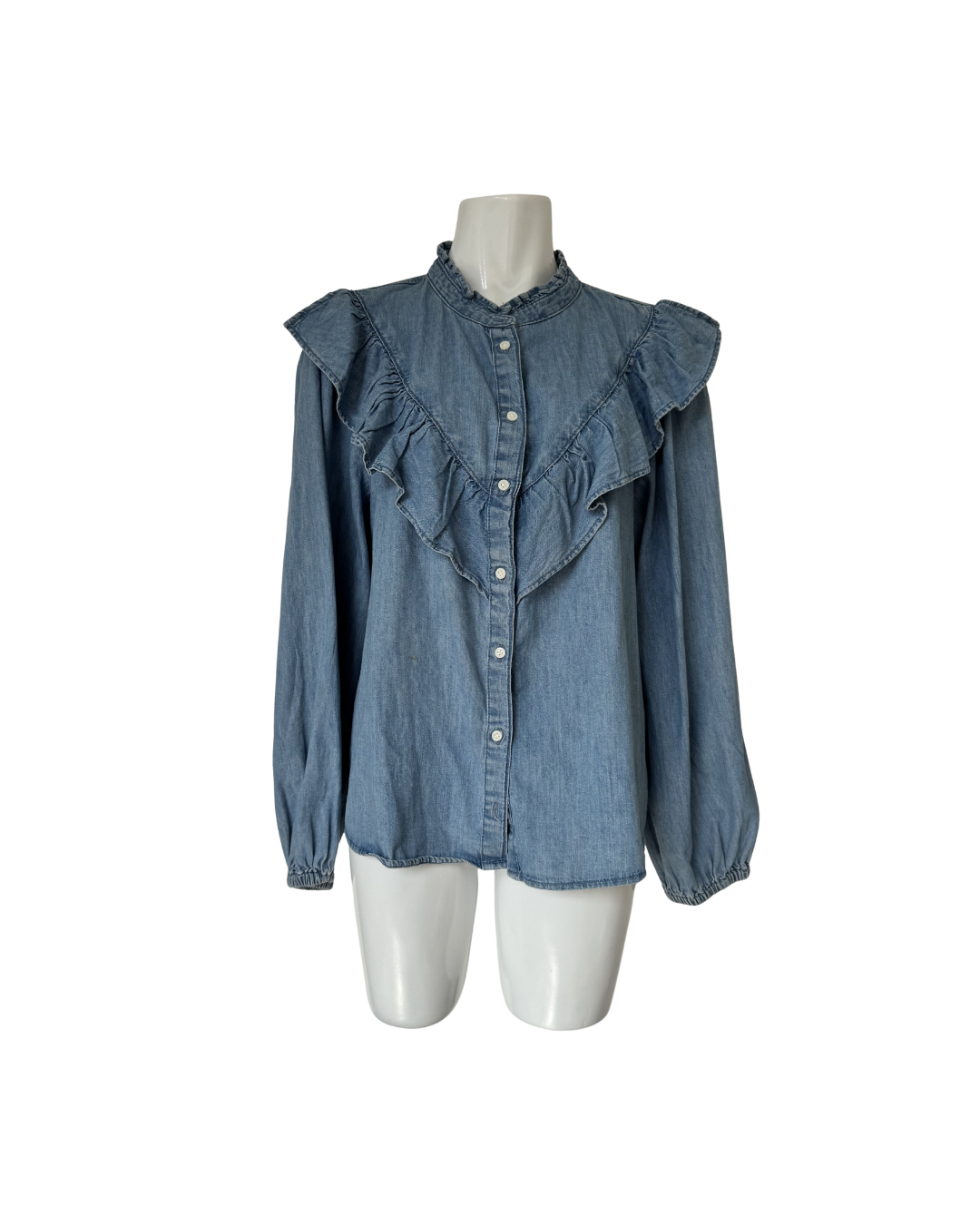 Blusa-denim-con-volantes-H&M