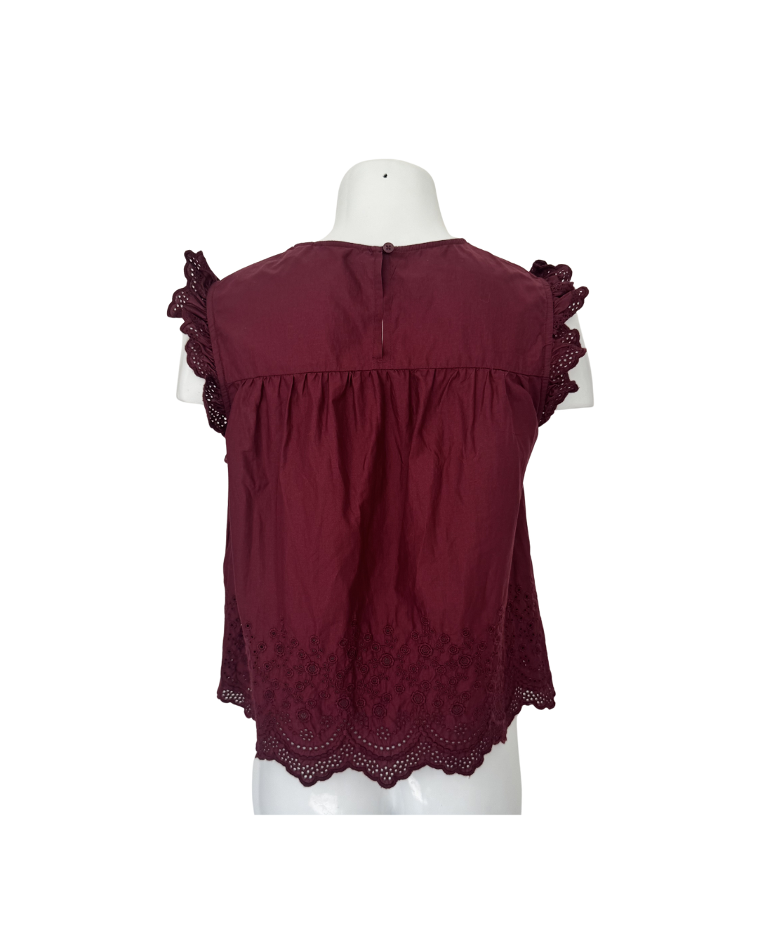 Blusa manga corta de algodon vino - Levis