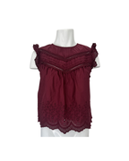 Blusa manga corta de algodon vino - Levis