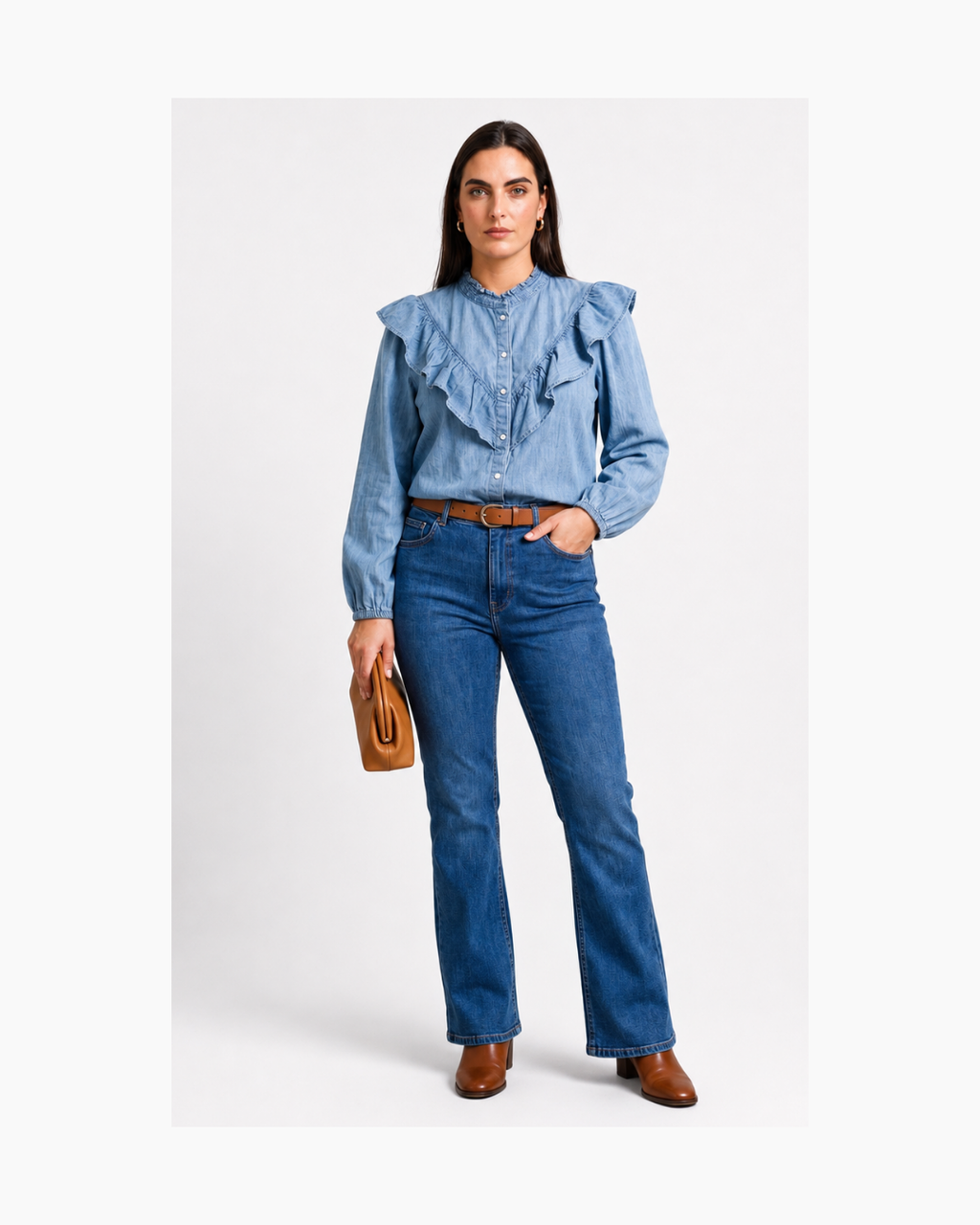 Blusa-denim-con-volantes-H&M