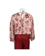 Blusa manga larga rosada - Apricus