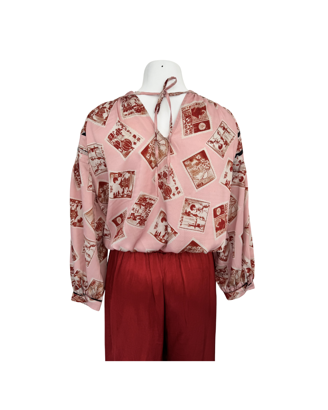 Blusa manga larga rosada - Apricus