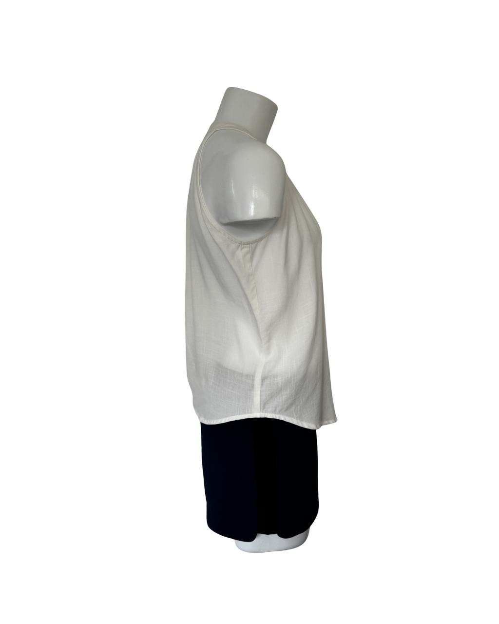 Blusa sin mangas blanca  - Minimal