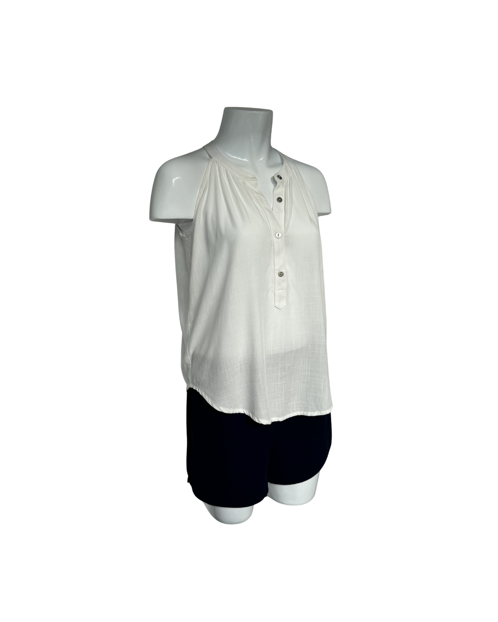 Blusa sin mangas blanca  - Minimal