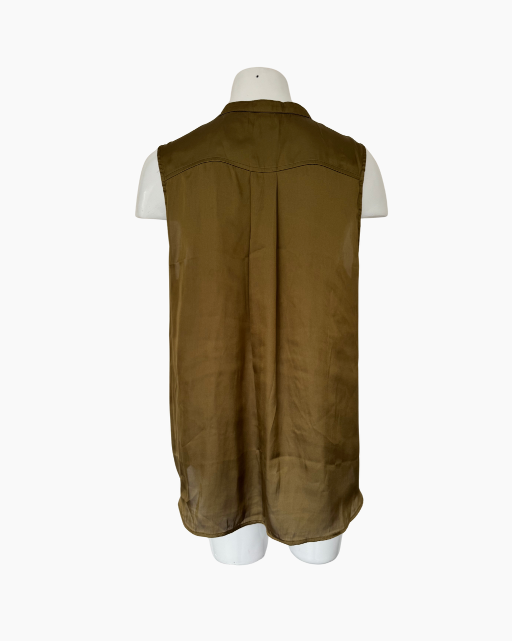 Blusa sin mangas verde olivo H y M