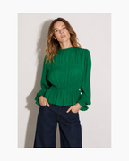 Blusa verde de manga larga - Sfera