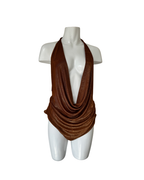 Body sin mangas color cobre - Zara