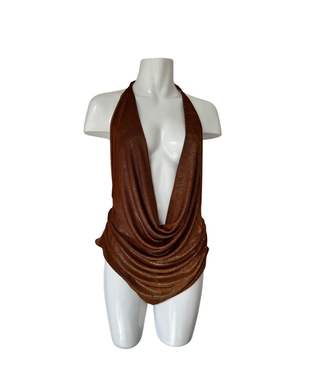 Body sin mangas color cobre - Zara
