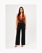 Body sin mangas color cobre - Zara