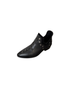 Botines de cuero con tachas negros - Alpe