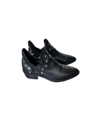 Botines de cuero con tachas negros - Alpe