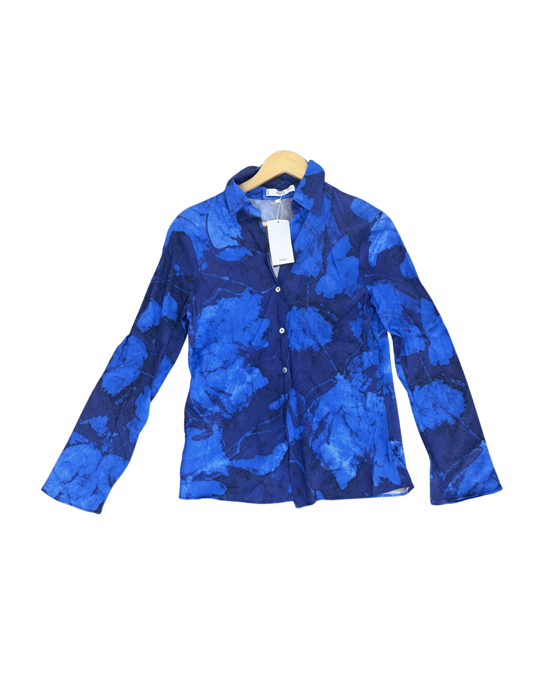 Camisa estampado floral azul - Mango