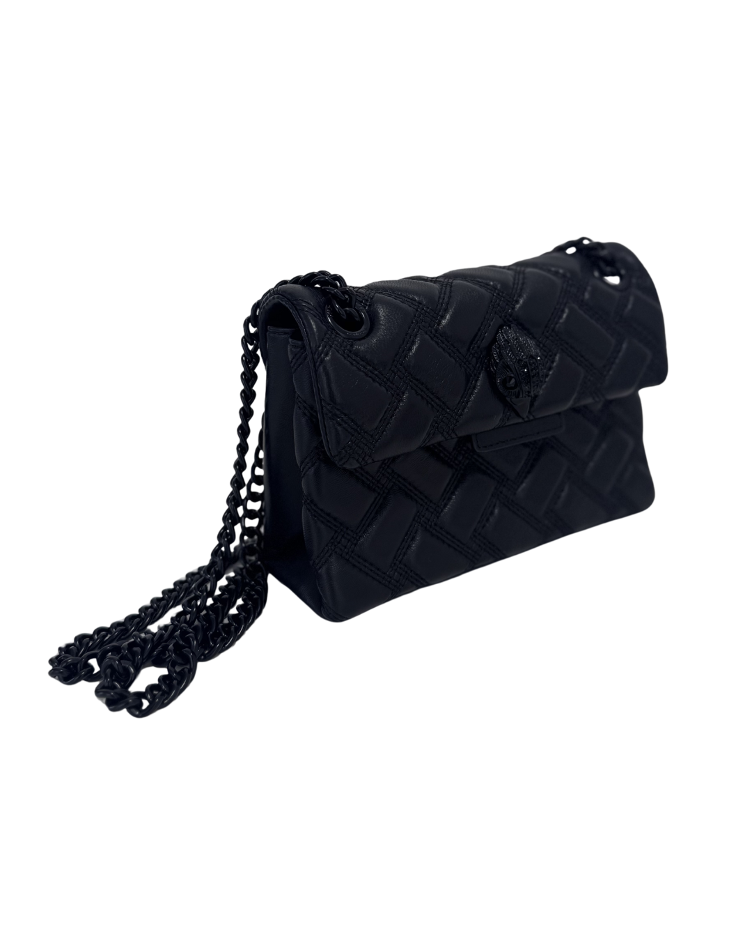 Cartera de cuero Kensington mini negra - Kurt Geiger