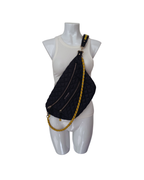 Cartera bandolera azul y amarillo - MZ Wallace
