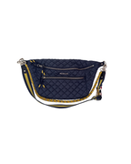 Cartera bandolera azul y amarillo - MZ Wallace