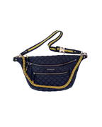 Cartera bandolera azul y amarillo - MZ Wallace