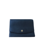Cartera crossbody negra de cuero - Tory Burch