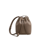 Cartera bucket de cuero topo - Gabuteau