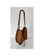 Cartera de hombro de cuero marron - Rebecca Minkoff