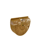 Cartera medialuna bambu - Sin Marca