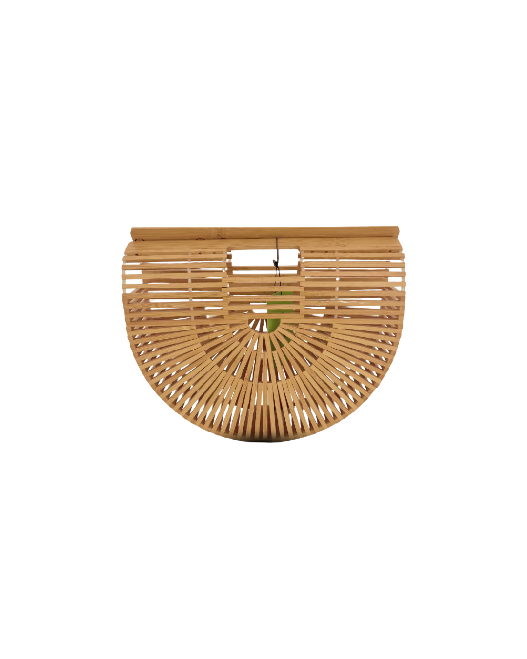 Cartera medialuna bambu - Sin Marca