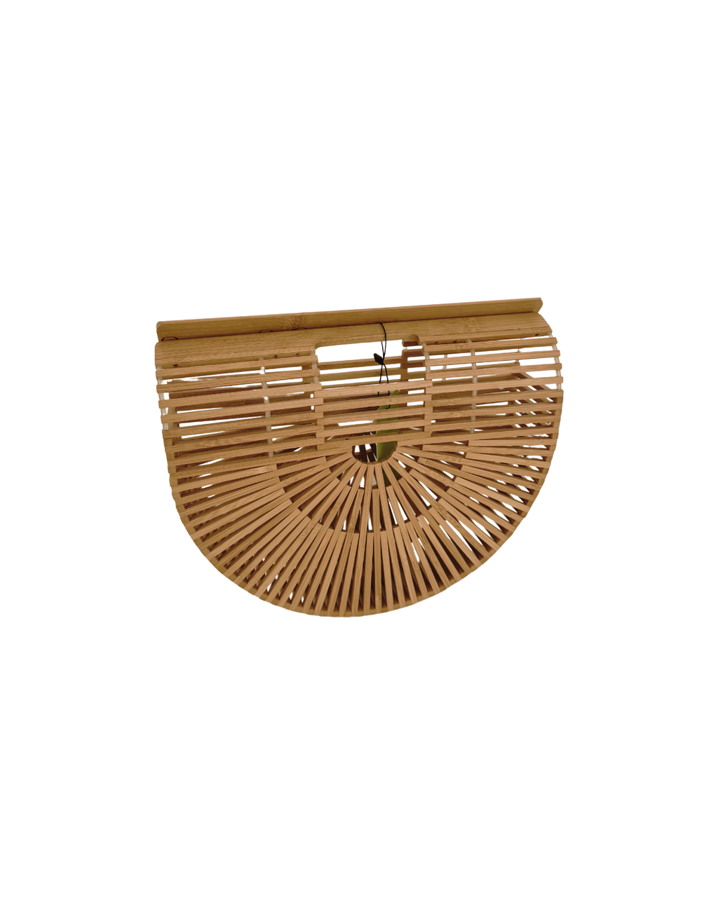 Cartera medialuna bambu - Sin Marca
