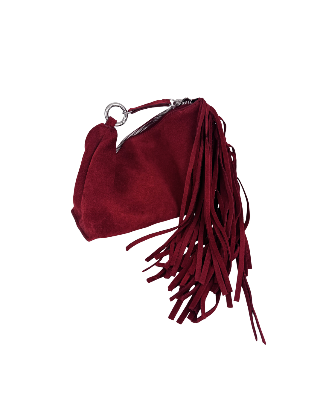 Cartera de gamuza roja - Mango