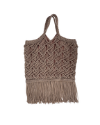 Cartera tejida camel - Sin marca
