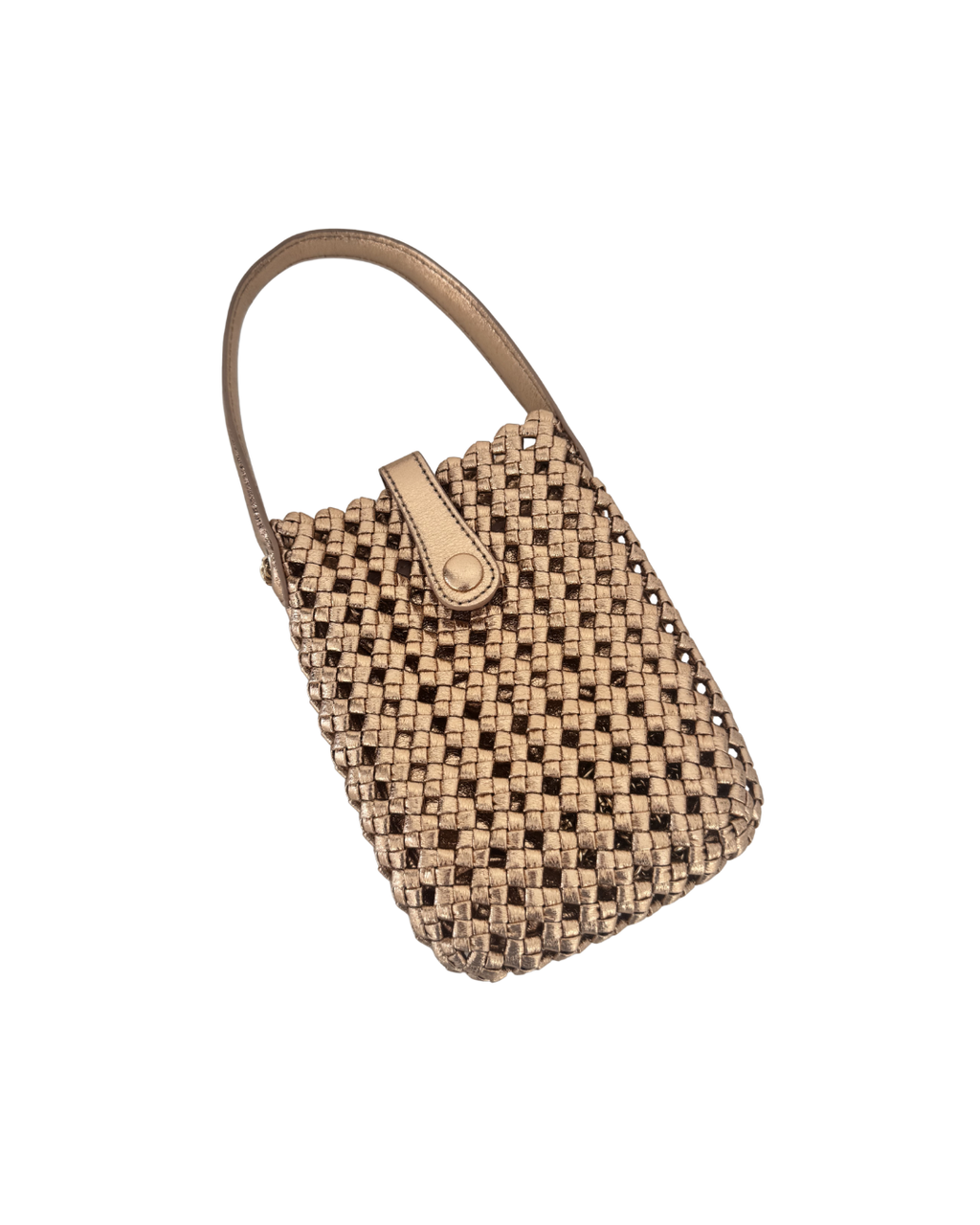 Bolso tejido dorado - Malika