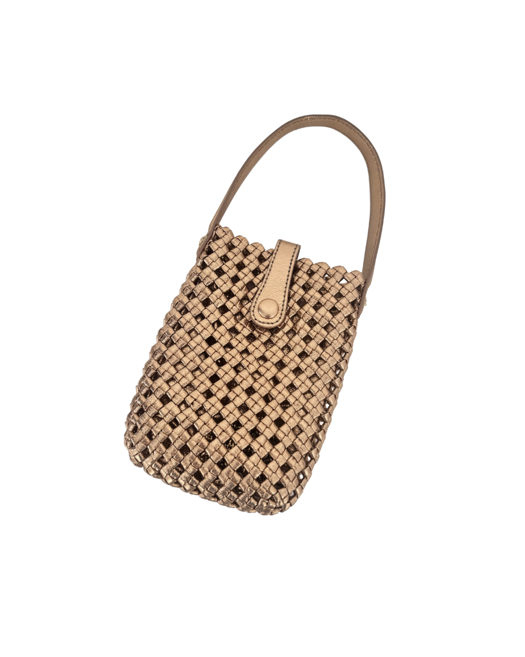 Bolso tejido dorado - Malika