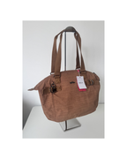 Cartera 2 asas de tela camel - Kipling